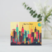 Big City vibes Briefkaart (Staand voorkant)