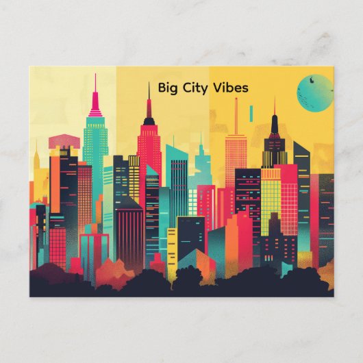 Big City vibes Briefkaart (Voorkant)