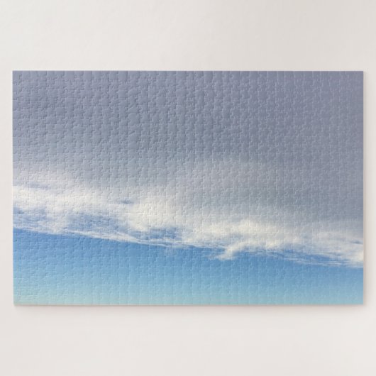 Big cloud Blue Sky foto Big moeilijk Legpuzzel (Horizontaal)