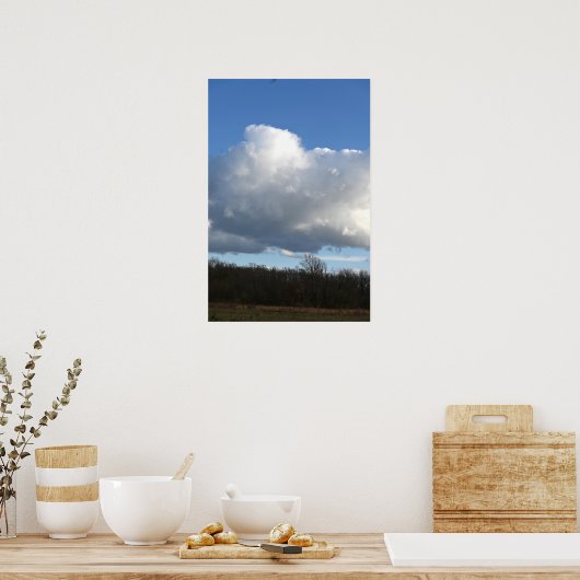 Big Cloud-Poster Poster (Keuken)