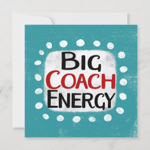 Big Coach Energie Wenskaart Kaart