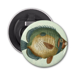 Big Colorful Fish Button Flesopener