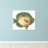 Big Colorful Fish Canvas Afdruk (Insitu (Houten vloer))