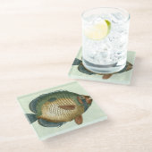 Big Colorful Fish Glazen Onderzetter (Schuin)