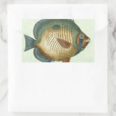 Big Colorful Fish Rechthoekige Sticker (Tas)