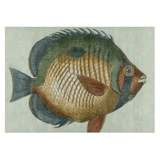 Big Colorful Fish Snijplank (Voorkant)