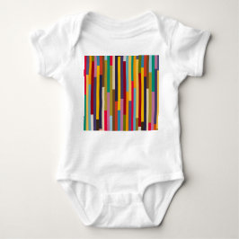 Big Colorful Stripes Romper