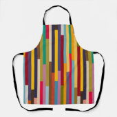 Big Colorful Stripes Schort (Voorkant)