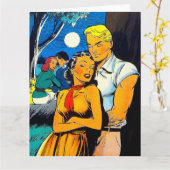 Big  Comics Card Kaart (Gele Bloem)