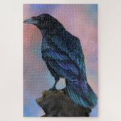 Big Common Raven - Kunst schilderen Legpuzzel (Verticaal)