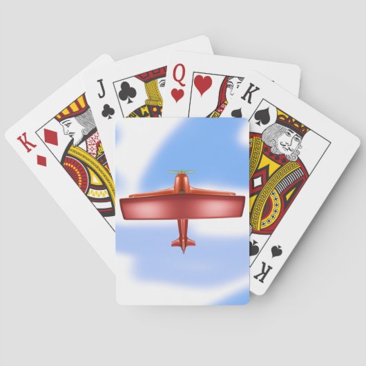 Big Cool Avontuurlijke Vliegende Klassieke Speelka Pokerkaarten (Achterkant)