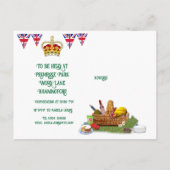 Big Coronation Celebration Lunch Uitnodiging (Achterkant)