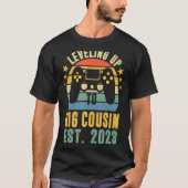 Big Cousin 2023 Leveling Up to Cousin 2023 Baby An T-shirt (Voorkant)