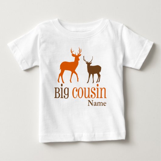 Big Cousin Deer Gepersonaliseerd T-shirt (Voorkant)