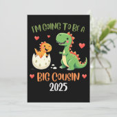 Big Cousin Dinosaur wordt neef Baby Rex Kaart (Staand voorkant)