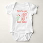 Big Cousin Elephant Gepersonaliseerd Shirt (Voorkant)