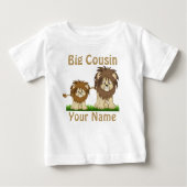 Big Cousin Lion gepersonaliseerd T-shirt (Voorkant)