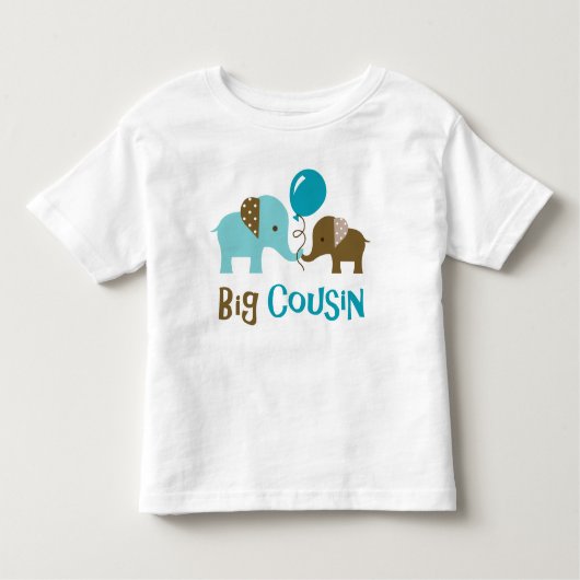 Big Cousin - Mod Elephant T-shirts voor jongens (Voorkant)