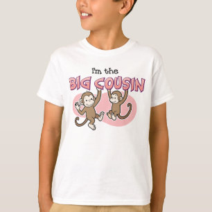 Big Cousin Monkey aankondiging T-shirt