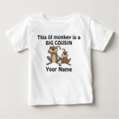 Big Cousin Monkey-gepersonaliseerd Shirt (Voorkant)