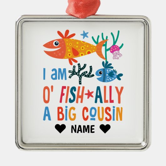 Big Cousin - Officieel een Big Cousin Metalen Ornament (Voorkant)