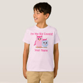 Big Cousin Owl Aangepast T-shirt (Voorkant volledig)