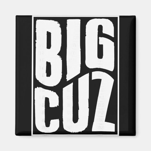 Big Cousin Pregnancy Announcement Matching New Cou Magneet (Voorkant)