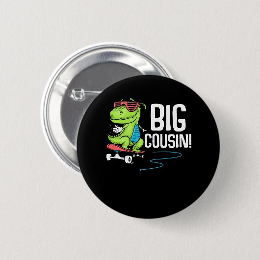 Big Cousin Skater Ronde Button 5,7 Cm (Voorkant /achterkant)