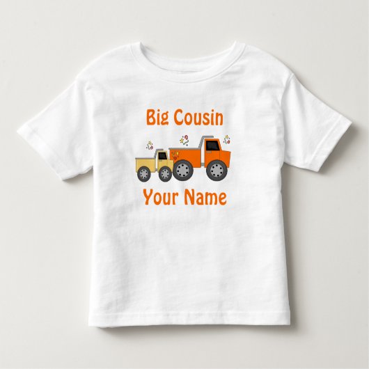 Big Cousin Truck gepersonaliseerd T-shirt (Voorkant)