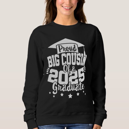 Big Cousin van een 2025 Afstuderen Class Senior Gr Trui (Voorkant)