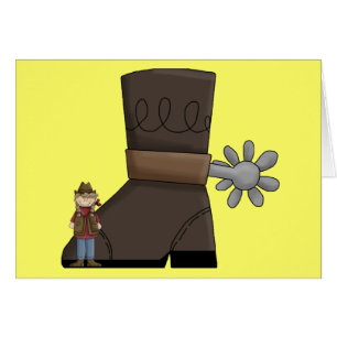 Big Cowboy Boots, land Western blank