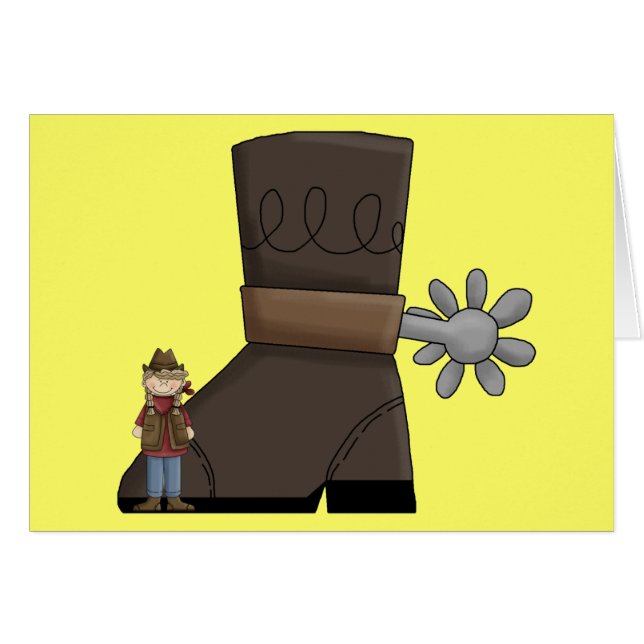 Big Cowboy Boots, land Western blank (Voorkant Horizontaal)