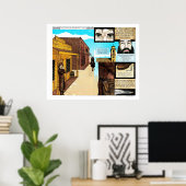 BIG Cowboy komiek oude westerne stijl Poster (Thuiskantoor)