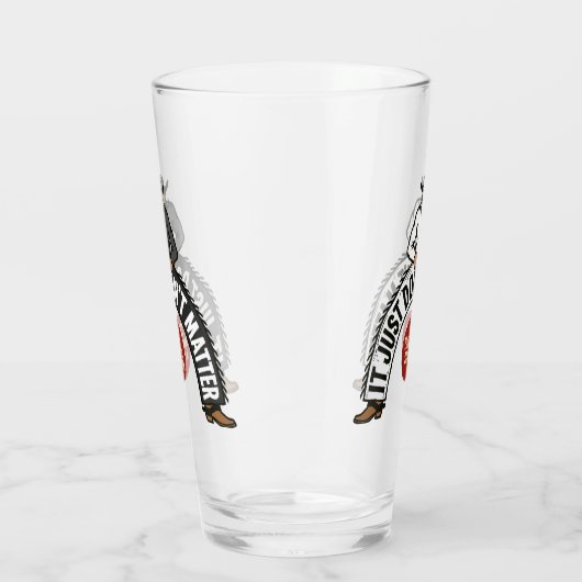 Big Cowboys White & Black Glas (Rechts)