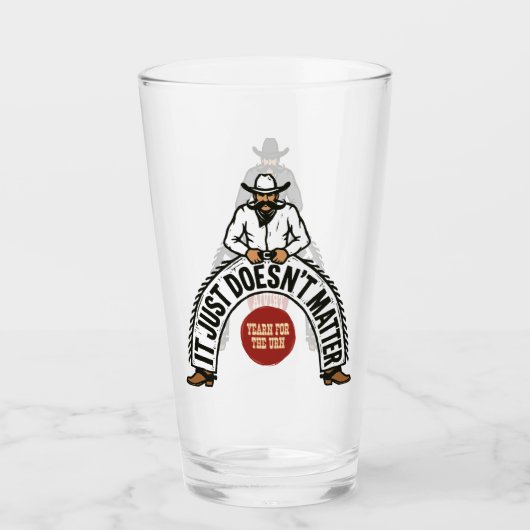 Big Cowboys White & Black Glas (Voorkant)