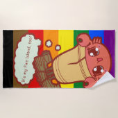 Big Crab Towel! Strandlaken (Voorkant)