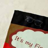 Big Crab Towel! Strandlaken (In situ)