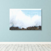 Big Crashing Wave Canvas Afdruk (Insitu (Houten vloer))
