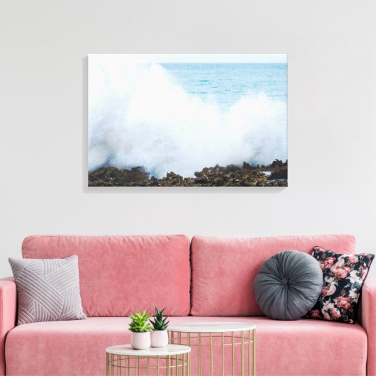 Big Crashing Wave Canvas Afdruk (Insitu (Woonkamer))