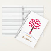 Big crayon boom/leraar waardering notitieboek (Binnen)