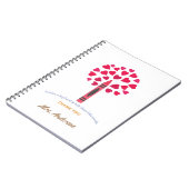 Big crayon boom/leraar waardering notitieboek (Linkerzijde)