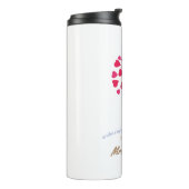 Big crayon boom/leraar waardering thermosbeker (Gedraaid links)