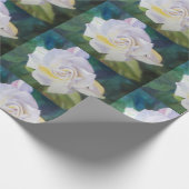 Big Creamy White Gardenia Cadeaupapier (Hoek)