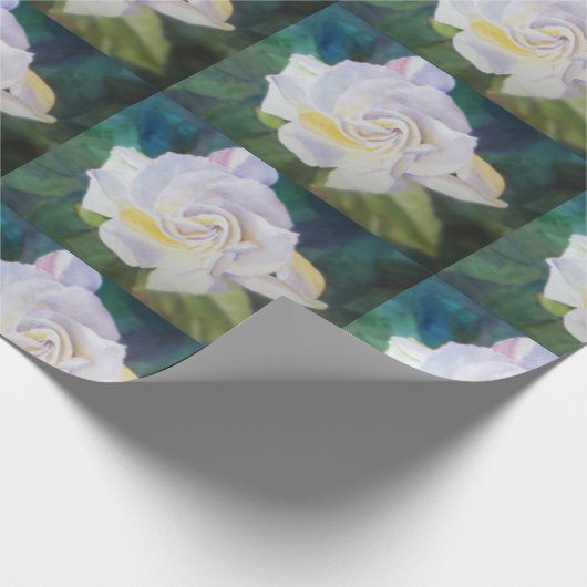 Big Creamy White Gardenia Cadeaupapier (Hoek)