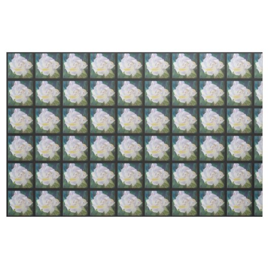 Big Creamy White Gardenia Stof (Fat Quarter)