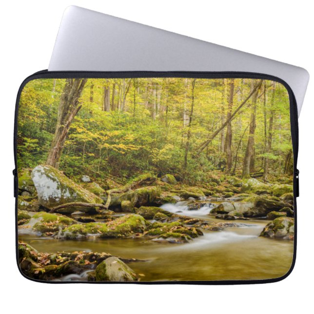 Big Creek | North Carolina Laptop Sleeve (Voorkant)