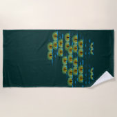 Big Croc Beach Towel Strandlaken (Voorkant)