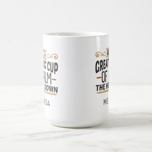 Big Cup De Hell Down Humor Magische Mok (Midden)