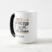 Big Cup De Hell Down Humor Magische Mok (Voorkant links)