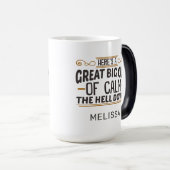 Big Cup De Hell Down Humor Magische Mok (Voorkant rechts)